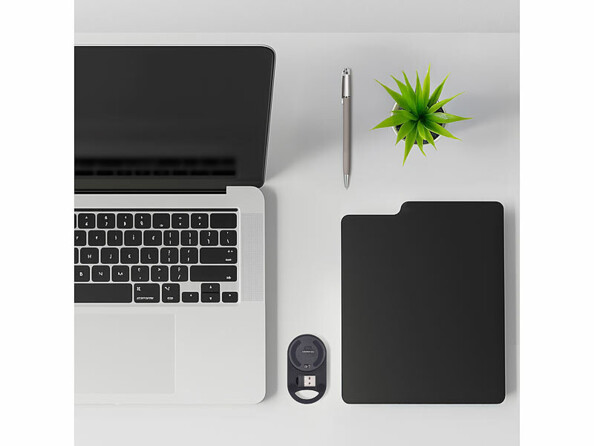 Mini souris sans fil rechargeable RF et bluetooth 5.2 Ø 4cm