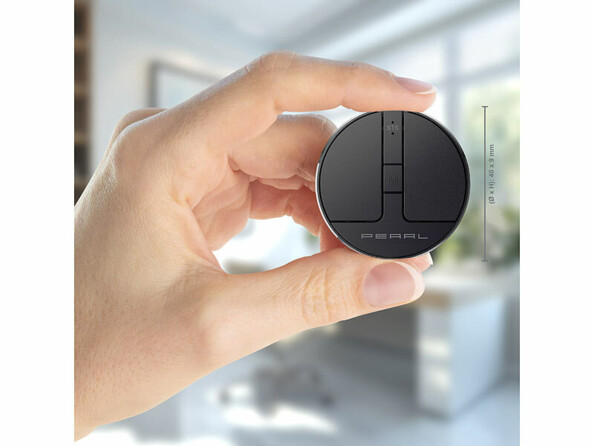 Mini souris sans fil rechargeable RF et bluetooth 5.2 Ø 4cm