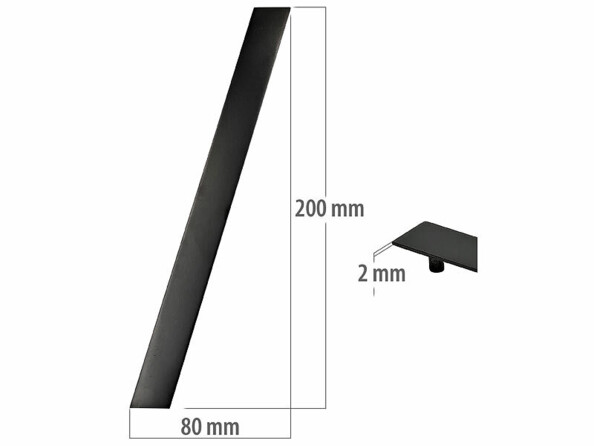 Numéro de maison en métal "/"