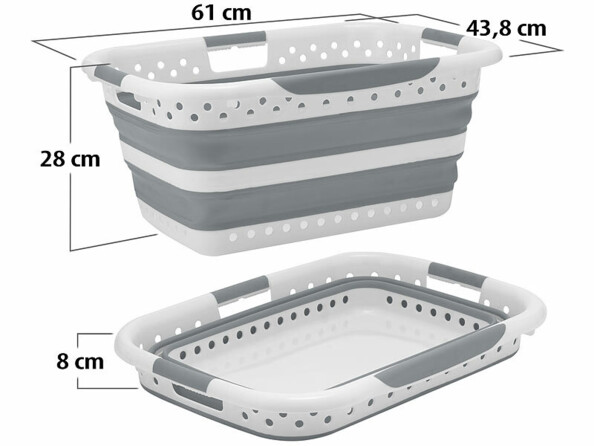 Panier à linge pliable 40 L