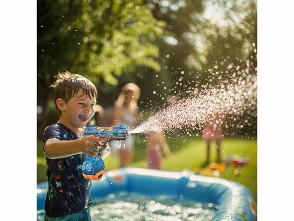 pistolet à eau électrique rechargeable grande capacité