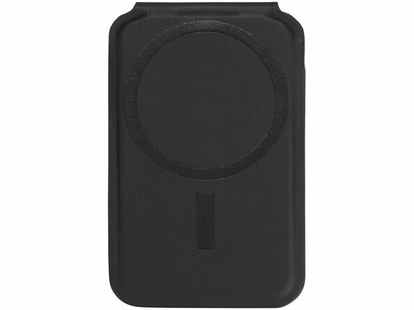 Porte-carte RFID magnétique MagSafe fonction support noir