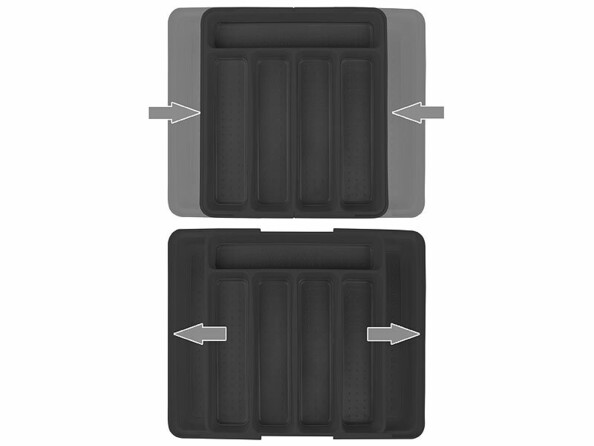 organisateur extensible de tiroir pour couverts