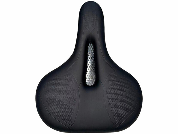 Selle ergonomique pour vélo de ville en mousse à mémoire de forme vue de dessus