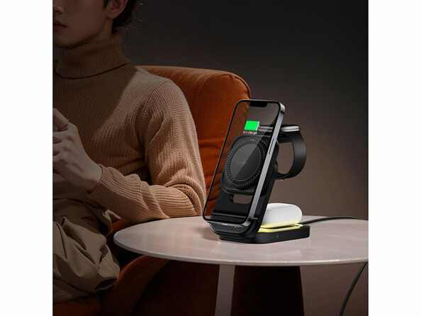 Station de chargement compatible MagSafe / Qi pliable