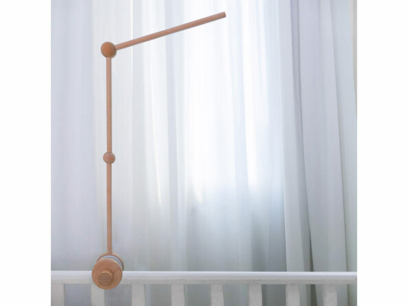 Support en bois pour mobile 1er âge