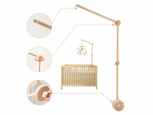 bras en bois pour mobile 1er âge