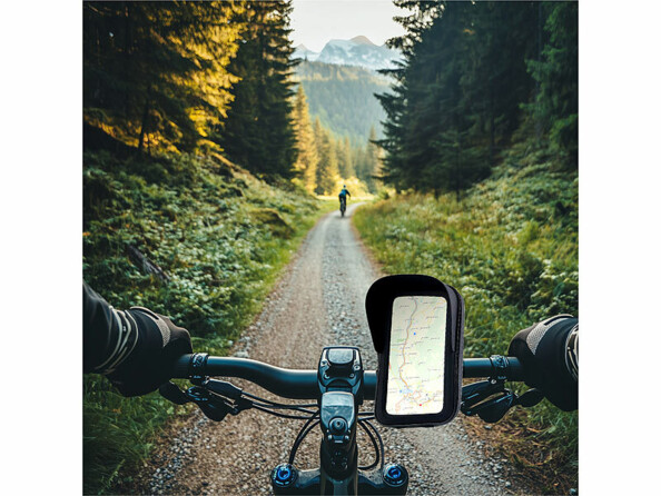Housse étanche smartphone jusqu'à 7" pour guidon vélo et moto