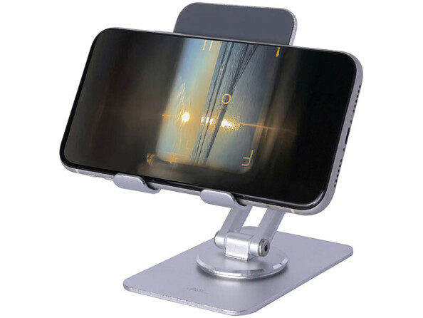 Support tablette & smartphone aluminium 3 axes