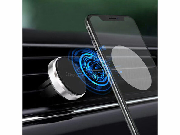 Support smartphone auto magnétique pour grille d'aération