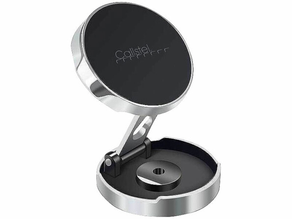 Support smartphone magnétique pliable 360° pour tableau de bord 