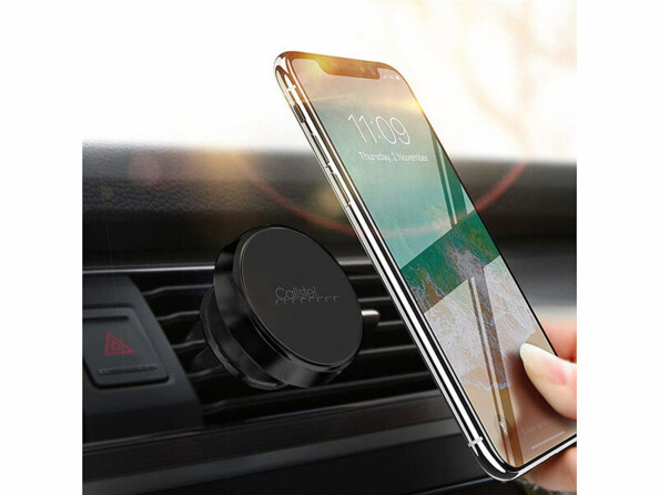 support smartphone magnétique pour grille d'aération