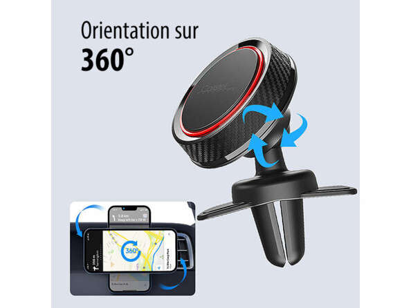 Support smartphone pour voiture avec aimant N50