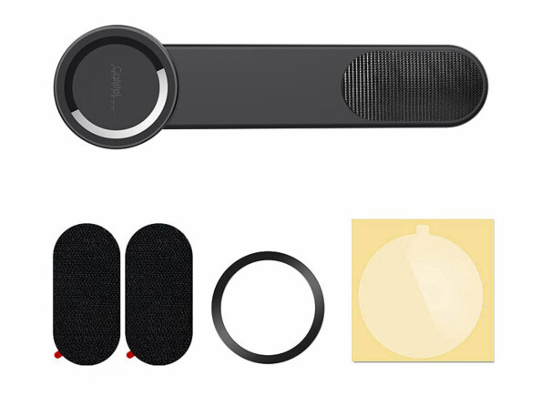 Support smartphone pour voiture avec chargeur compatible MagSafe et Qi