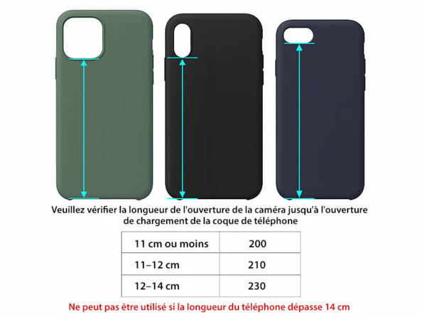 Support smartphone universel pour main