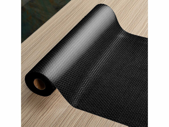 Tapis antidérapant pour tiroir 30 x 150 cm coloris noir