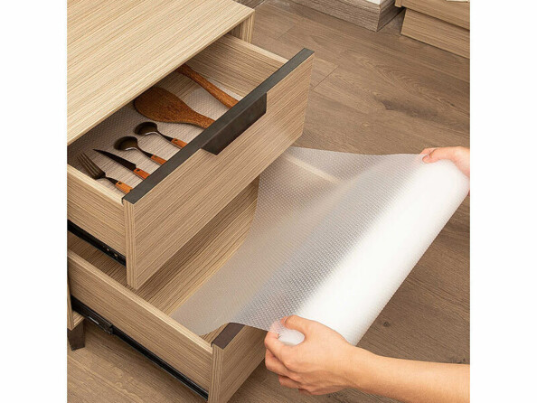 Tapis antidérapant pour tiroir 30 x 150 cm - coloris transparent