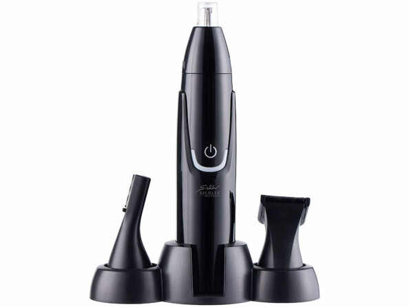 Tondeuse barbe et poils de nez rechargeable 3 en 1 vue de face