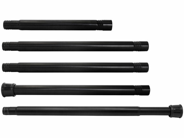 Tringle télescopique 72-175 cm pour rideau de douche en 5 parties