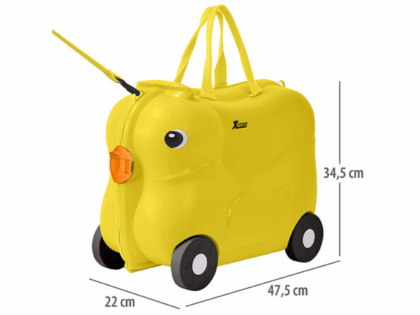 valise à roulette enfant poussin