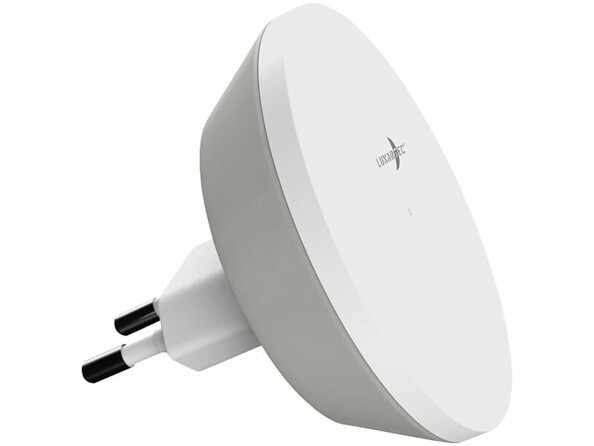 Veilleuse secteur ronde LED CCT avec capteur d'obscurité
