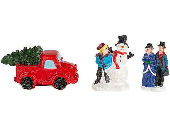 Village de Noël lumineux à piles 25 pièces