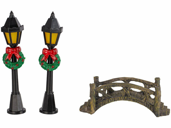 Village de Noël lumineux à piles 25 pièces