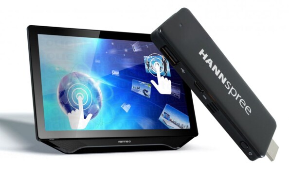 Micro PC HDMI Hannspree SNNPDI1B avec écran tactile 23''