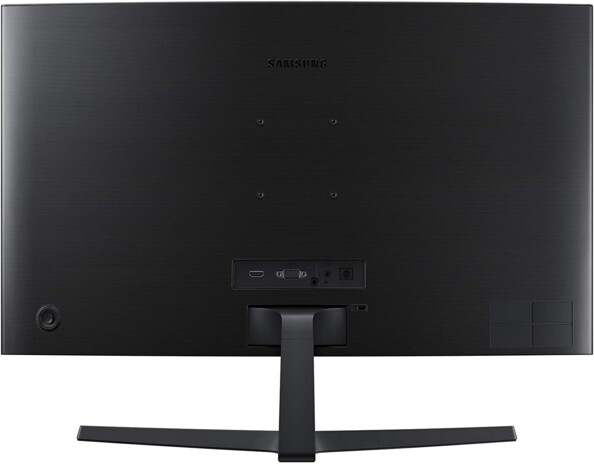 La face arrière du moniteur Samsung C24F396FHR de 24 pouces.