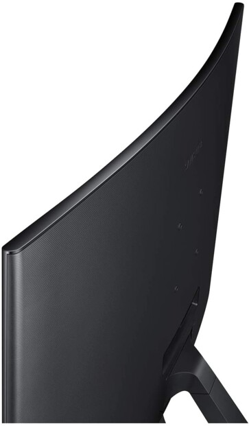 La courbure de l'écran Samsung modèle C24F396FHR de 24 pouces.