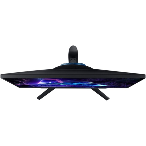 Vue du dessus sur l'écran plat Odyssey G3 Samsung