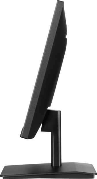 Côté gauche de l'écran PC/TV inclinable sur pied