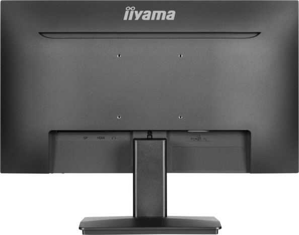 Arrière de l'écran pour PC iiyama coloris noir avec support VESA 100 x 100 mm et pied de support