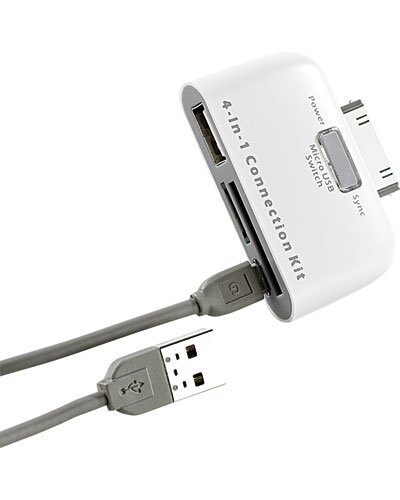 Lecteur / Adaptateur 4 En 1 Pour Ipad