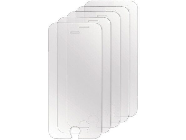 5 films protecteurs pour écran iPhone 6 Plus - transparents