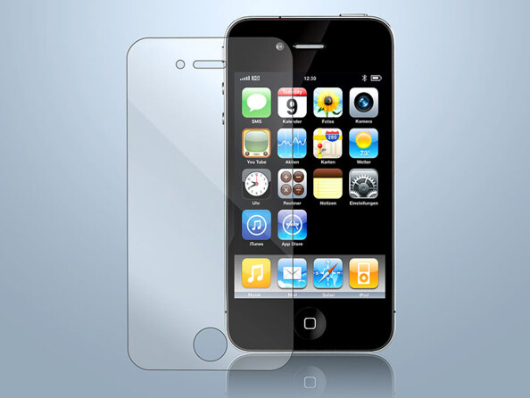 5 films protecteurs transparents pour écran iPhone 4 / 4S