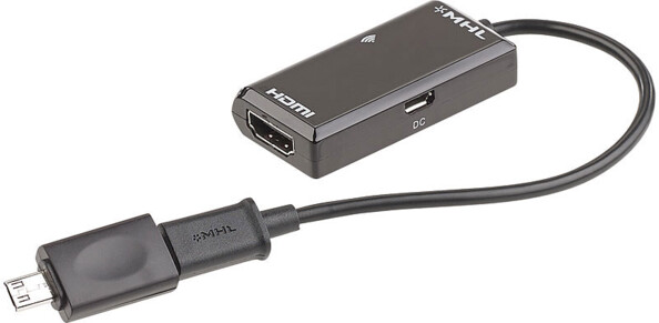 Adaptateur MHL Micro-USB vers HDMI Full HD avec télécommande