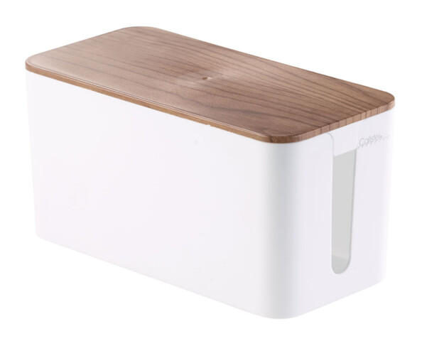 boite de rangement pour câbles de chargement et multiprises electriques