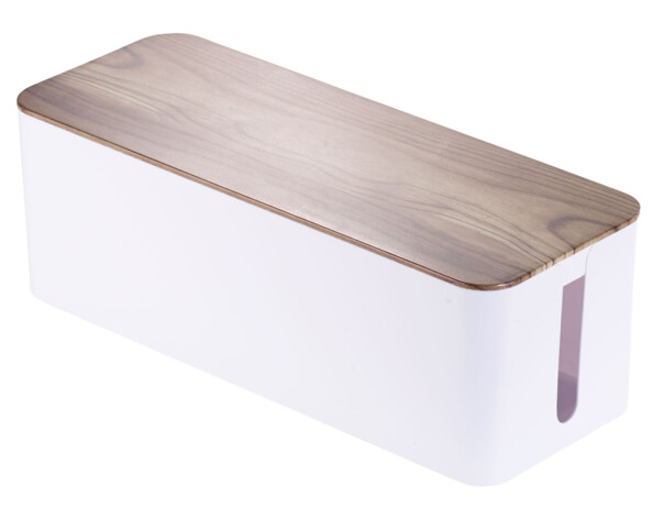 boite de rangement pour cables informatiques et electriques 39 cm
