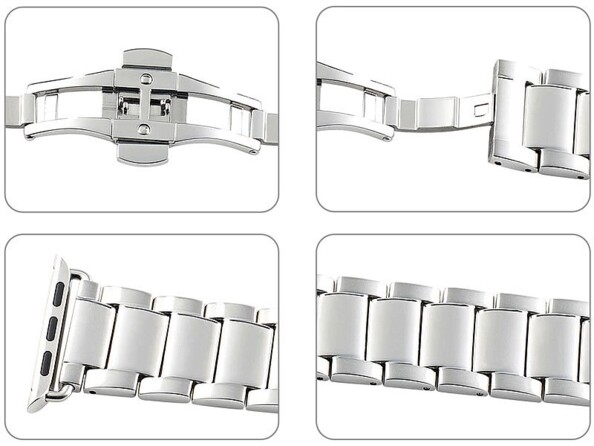 Bracelet à maille acier inoxydable pour Apple Watch - 42 mm