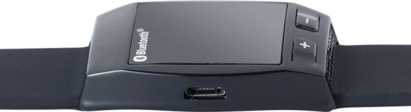 Bracelet haut-parleur avec bluetooth & fonction mains libres - noir