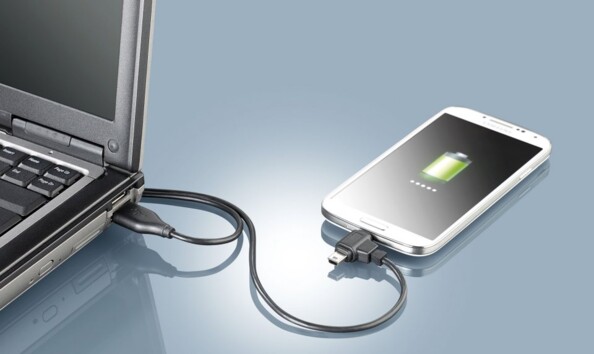 Câble 2 en 1 USB vers Mini / Micro USB - 1m