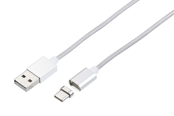 Câble USB transfert & chargement 1 m à connecteur magnétique USB-C Callstel