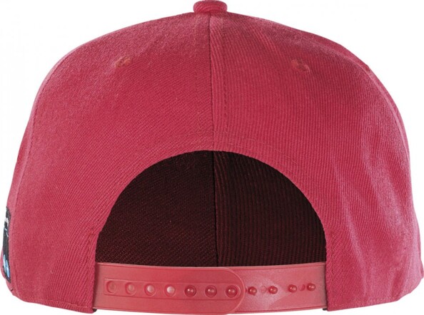Casquette Snapback avec casque Bluetooth - Rouge