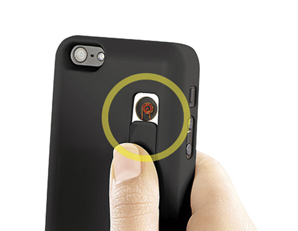 Coque de protection avec allume-cigare intégré pour iPhone 5 / 5S / SE