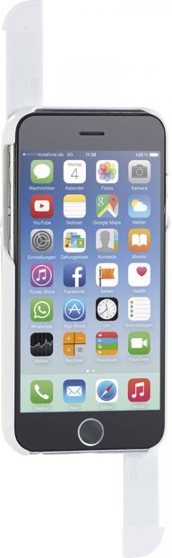 Coque de protection pour iPhone 6 avec amplificateur de signal - Blanc