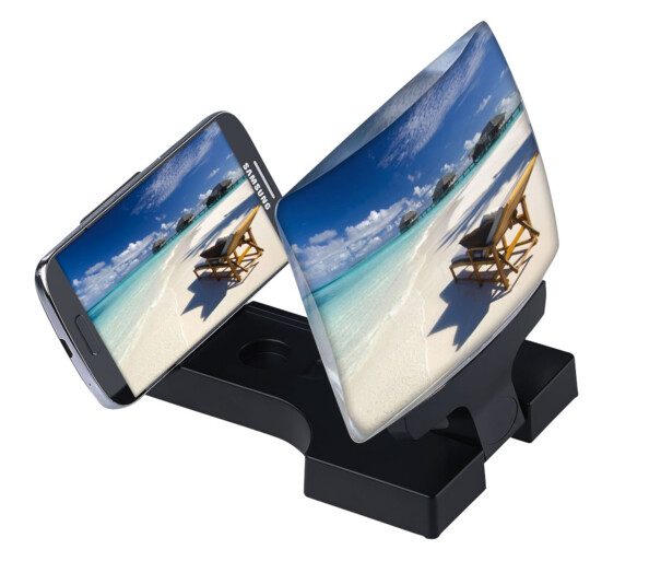 loupe pour grossissement x2 des smartphones et iphone pour films et diaporama