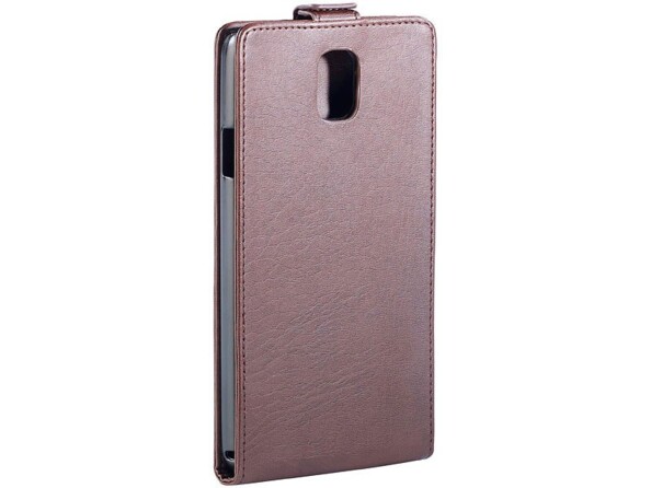 Étui de protection à clapet pour Samsung Galaxy S5 - chocolat