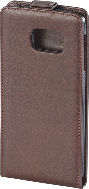 Étui de protection à clapet pour Samsung Galaxy S6 Edge - Brun