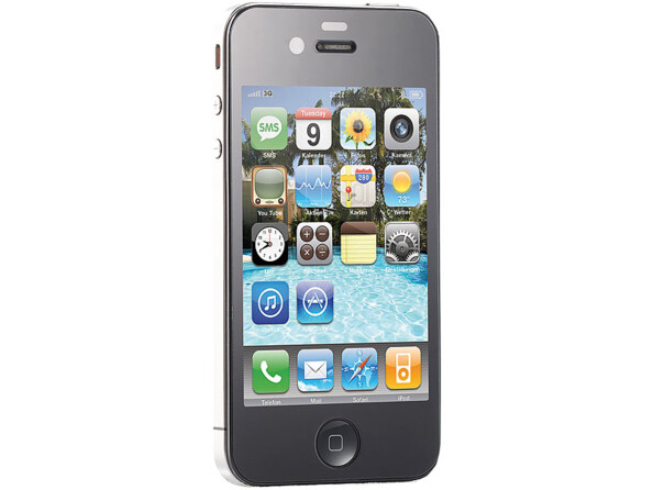 Façade de protection en verre acrylique pour iPhone 4/4S